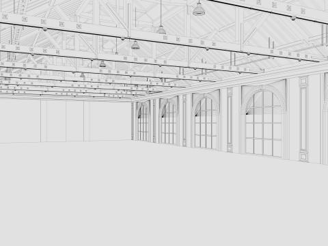 Warehouse Loft 3D 模型