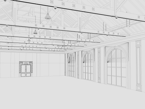 Warehouse Loft 3D 模型