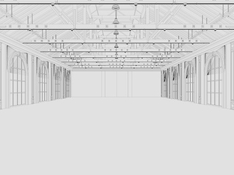 Warehouse Loft 3D 模型
