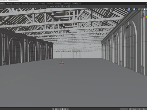 Warehouse Loft 3D 模型