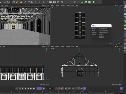 Warehouse Loft 3D 模型