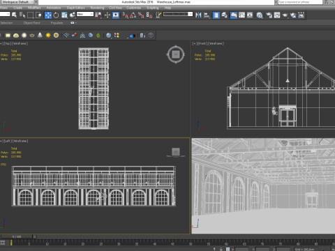 Warehouse Loft 3D 模型
