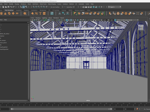 Warehouse Loft 3D 模型
