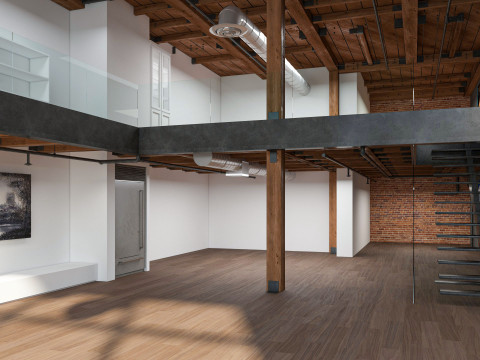 Warehouse Home Loft Office 3Dモデル
