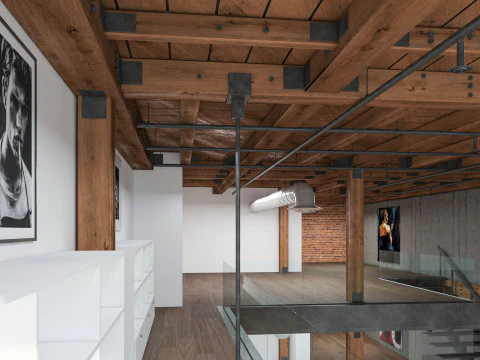 Warehouse Home Loft Office 3D Model