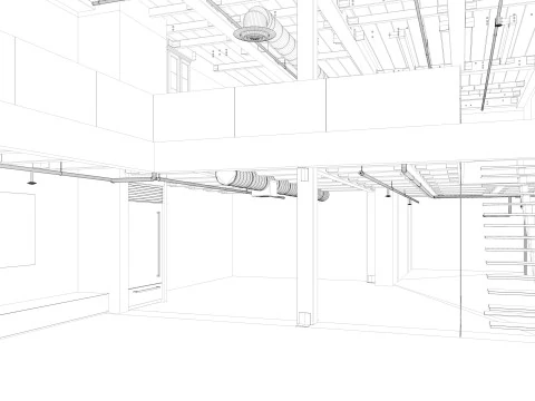 Warehouse Home Loft Office 3D Model