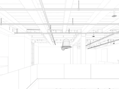 Warehouse Home Loft Office 3D Model