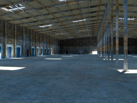 Warehouse Logistic Building 2 3D मॉडल