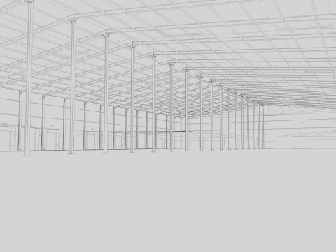 Warehouse Logistic Building 2 3D मॉडल