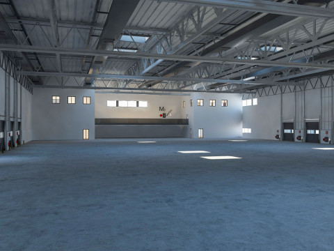 Warehouse Logistic 4 interior and exterior 3D Модель