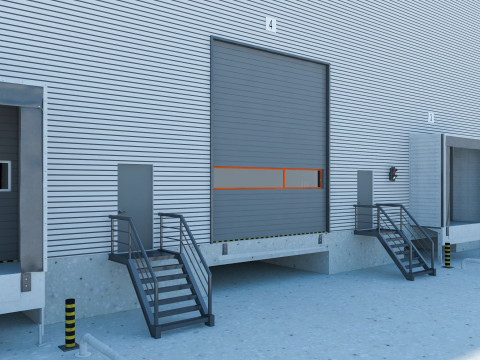 Warehouse Logistic 4 interior and exterior 3D Модель