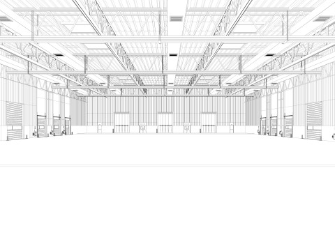 Warehouse Logistic 4 interior and exterior 3D Модель