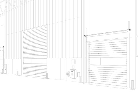 Warehouse Logistic 4 interior and exterior 3D Модель