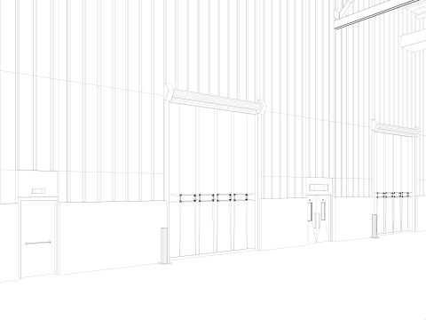 Warehouse Logistic 4 interior and exterior 3D Модель