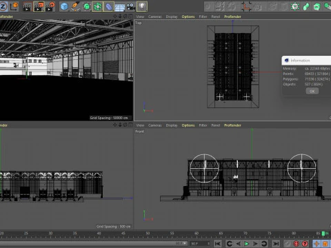 Warehouse Logistic 4 interior and exterior 3D Model