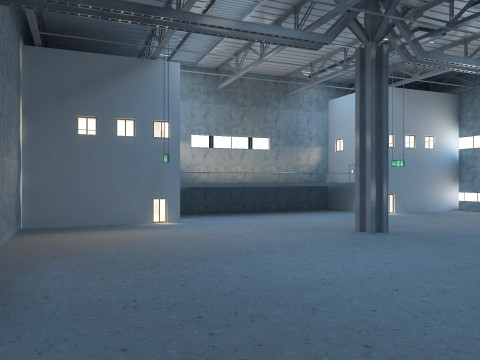 Warehouse Logistic 5 interior and exterior Model 3D