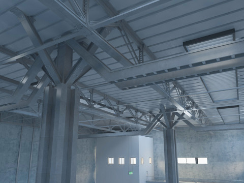 Warehouse Logistic 5 interior and exterior Model 3D