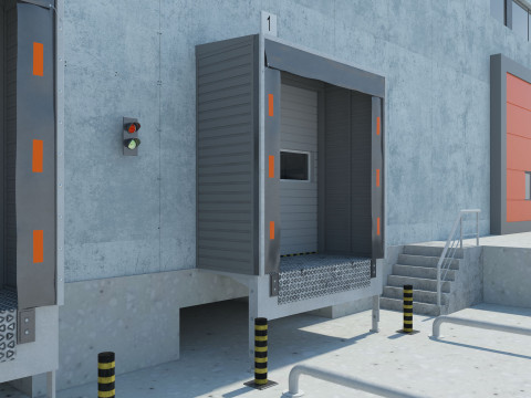 Warehouse Logistic 5 interior and exterior Model 3D