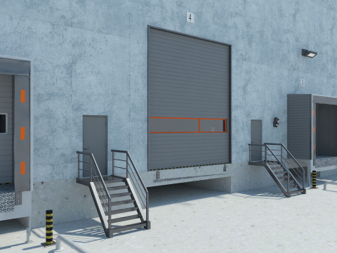 Warehouse Logistic 5 interior and exterior Model 3D