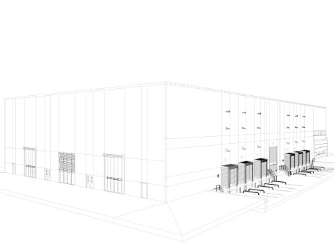 Warehouse Logistic 5 interior and exterior Model 3D