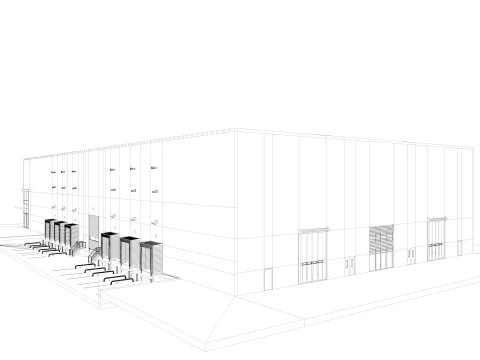 Warehouse Logistic 5 interior and exterior 3D Model