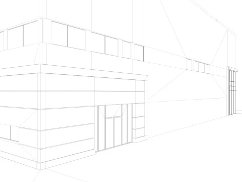 Warehouse Logistic 5 interior and exterior 3D Model