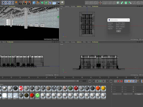 Warehouse Logistic 5 interior and exterior 3D Model