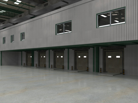 Warehouse Logistic 6 interior and exterior 3D Модель