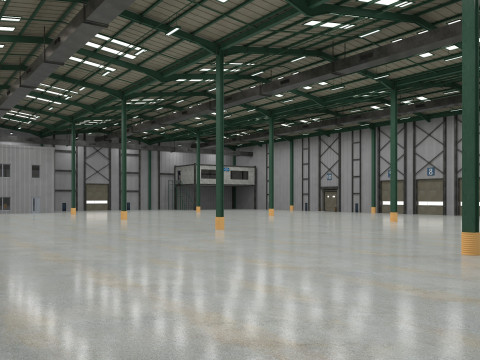 Warehouse Logistic 6 interior and exterior 3D Модель