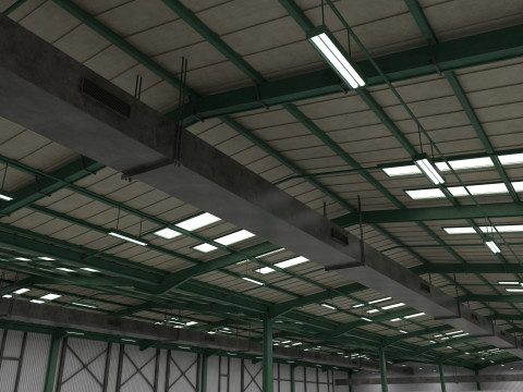 Warehouse Logistic 6 interior and exterior 3D Модель