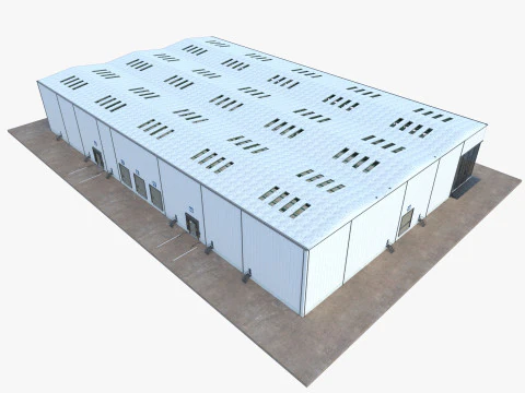 Warehouse Logistic 6 interior and exterior 3D Model