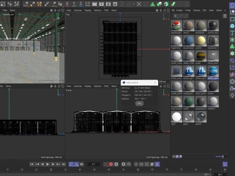 Warehouse Logistic 6 interior and exterior 3D Model
