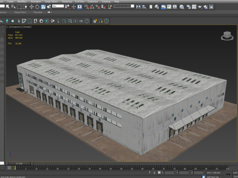 Warehouse Logistic 6 interior and exterior 3D Модель
