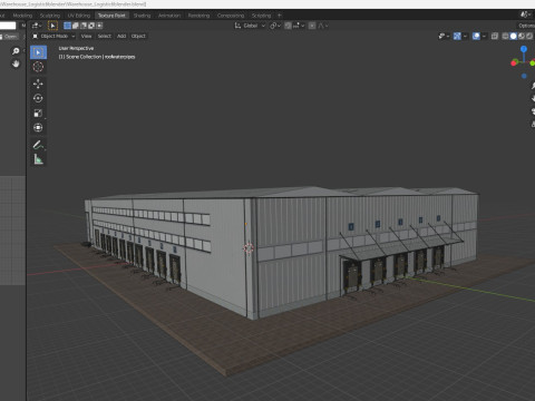 Warehouse Logistic 6 interior and exterior 3D Модель