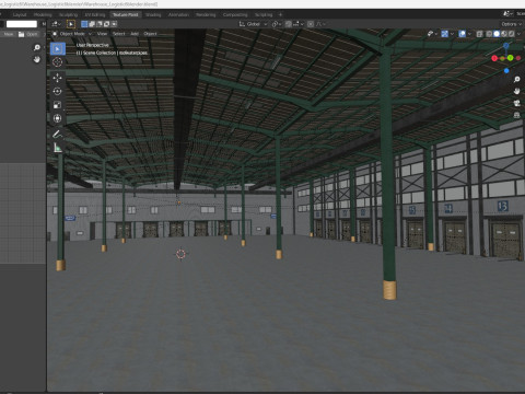Warehouse Logistic 6 interior and exterior 3D Модель