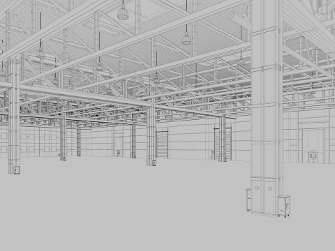 Warehouse Logistic 7 Modello 3D