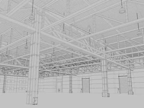 Lagerlogistik 7 3D Modell