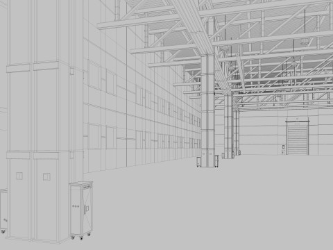 Warehouse Logistic 7 Modello 3D