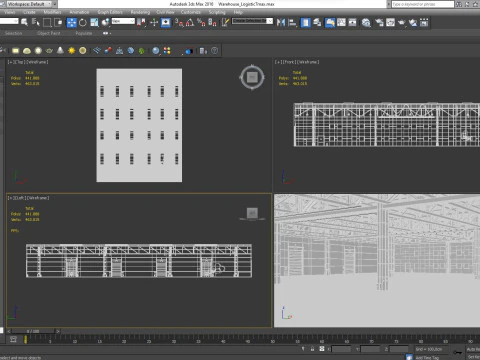 Lagerlogistik 7 3D Modell