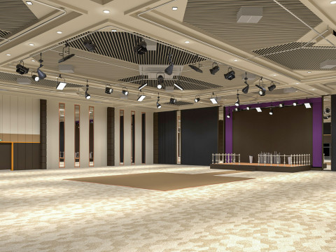 Wedding Hall 3D Model