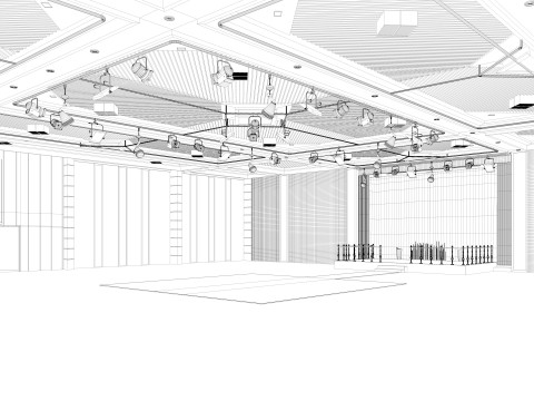 Wedding Hall 3Dモデル