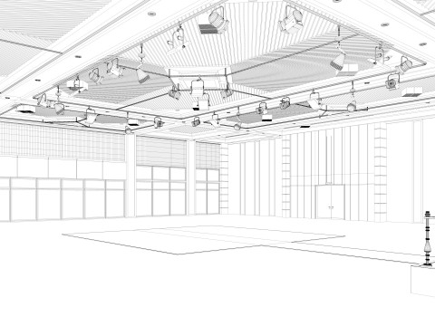 Wedding Hall 3Dモデル