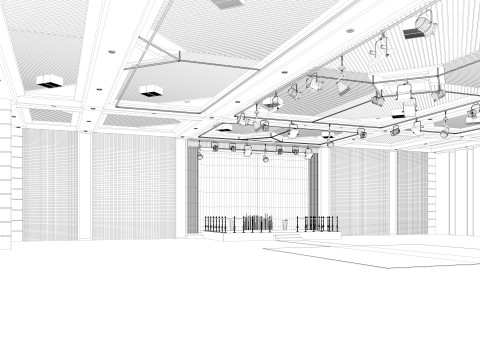 Wedding Hall 3Dモデル