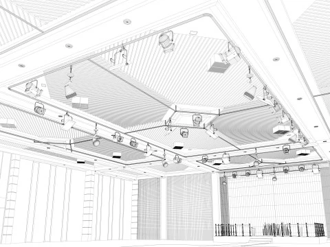 Sala dei matrimoni Modello 3D