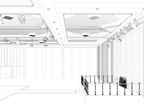 Sala dei matrimoni Modello 3D