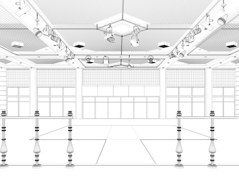 Wedding Hall 3Dモデル