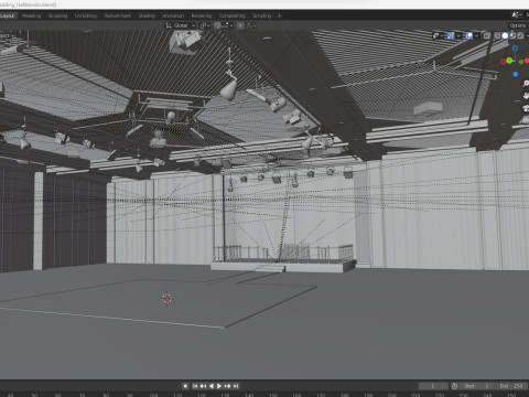 Wedding Hall 3Dモデル