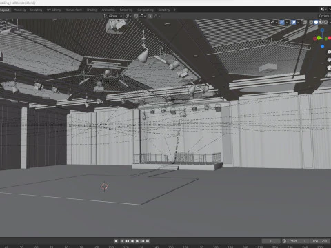 Sala dei matrimoni Modello 3D