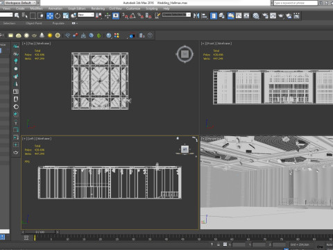 Wedding Hall 3Dモデル