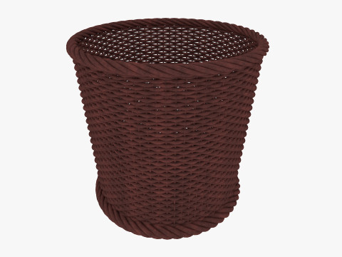 Wicker Basket 3D Model